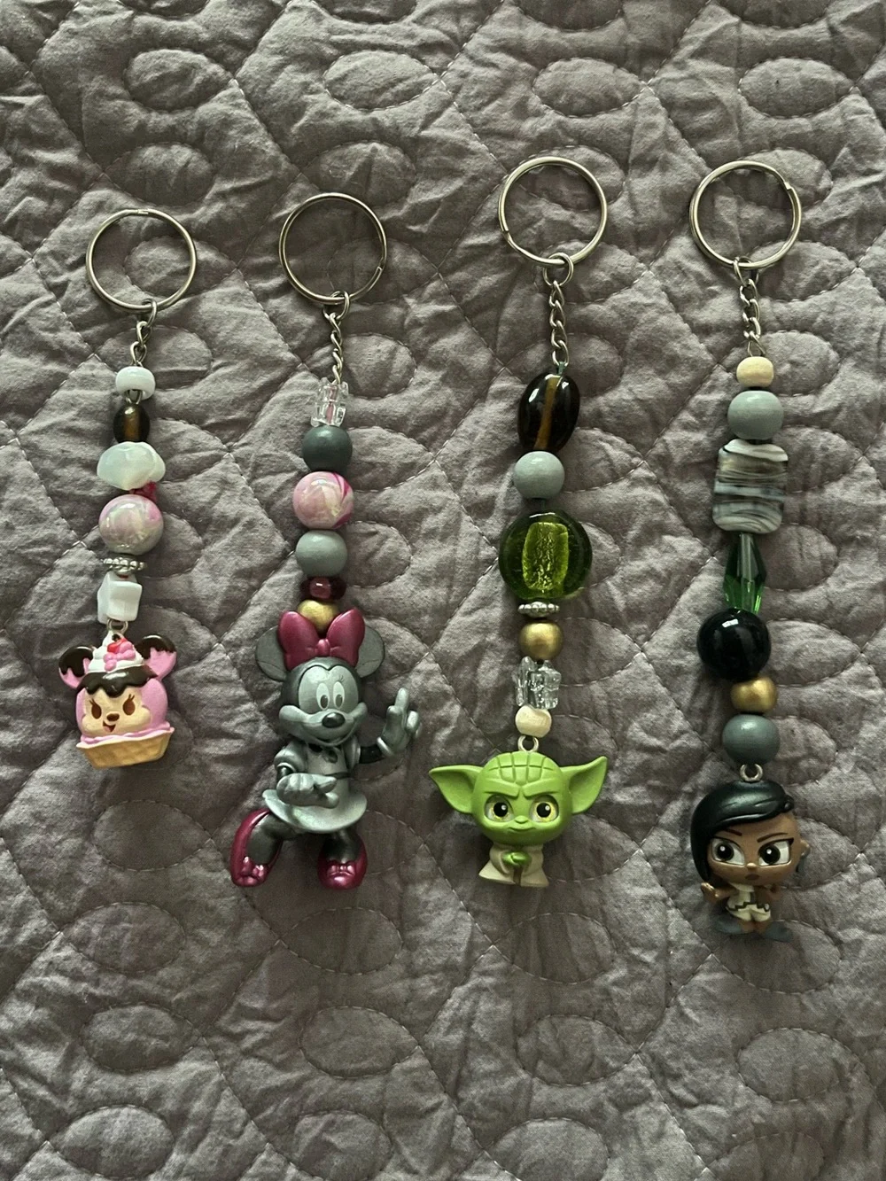 Assorted Disney Character Collectible Handmade Keychains/ Bag Charms